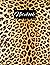 Leopard Print Notebook, Brown by Autumn Hayes