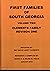 First Families of South Georgia, Volume Two, Clements Family, Revision One