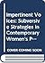Impertinent Voices: Subversive Strategies in Contemporary Women's Poetry