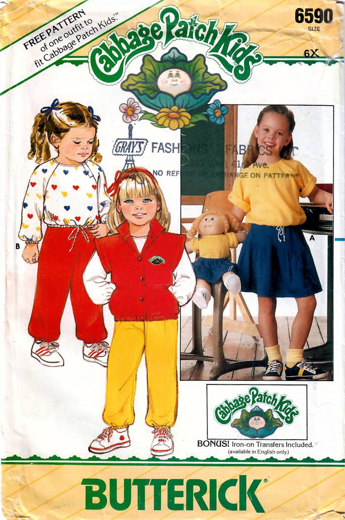 Vintage Butterick 6590 Pattern