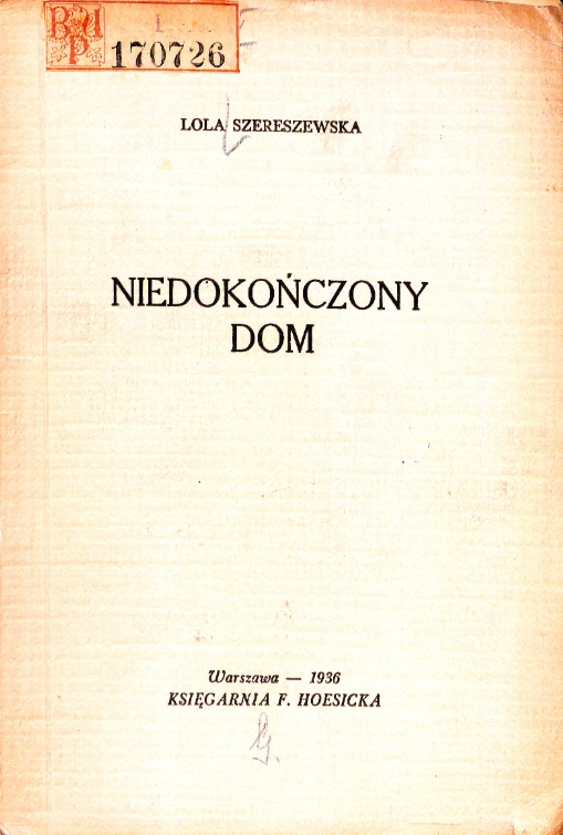 Niedokończony dom (Unknown Binding)