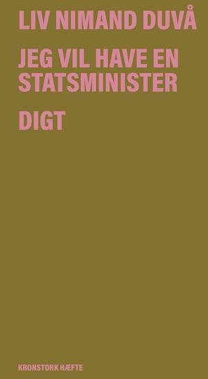 Jeg vil have en statsminister