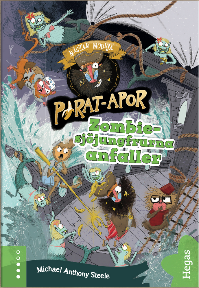 Zombie-sjöjungfrurna anfaller (Pirat-apor, #1)