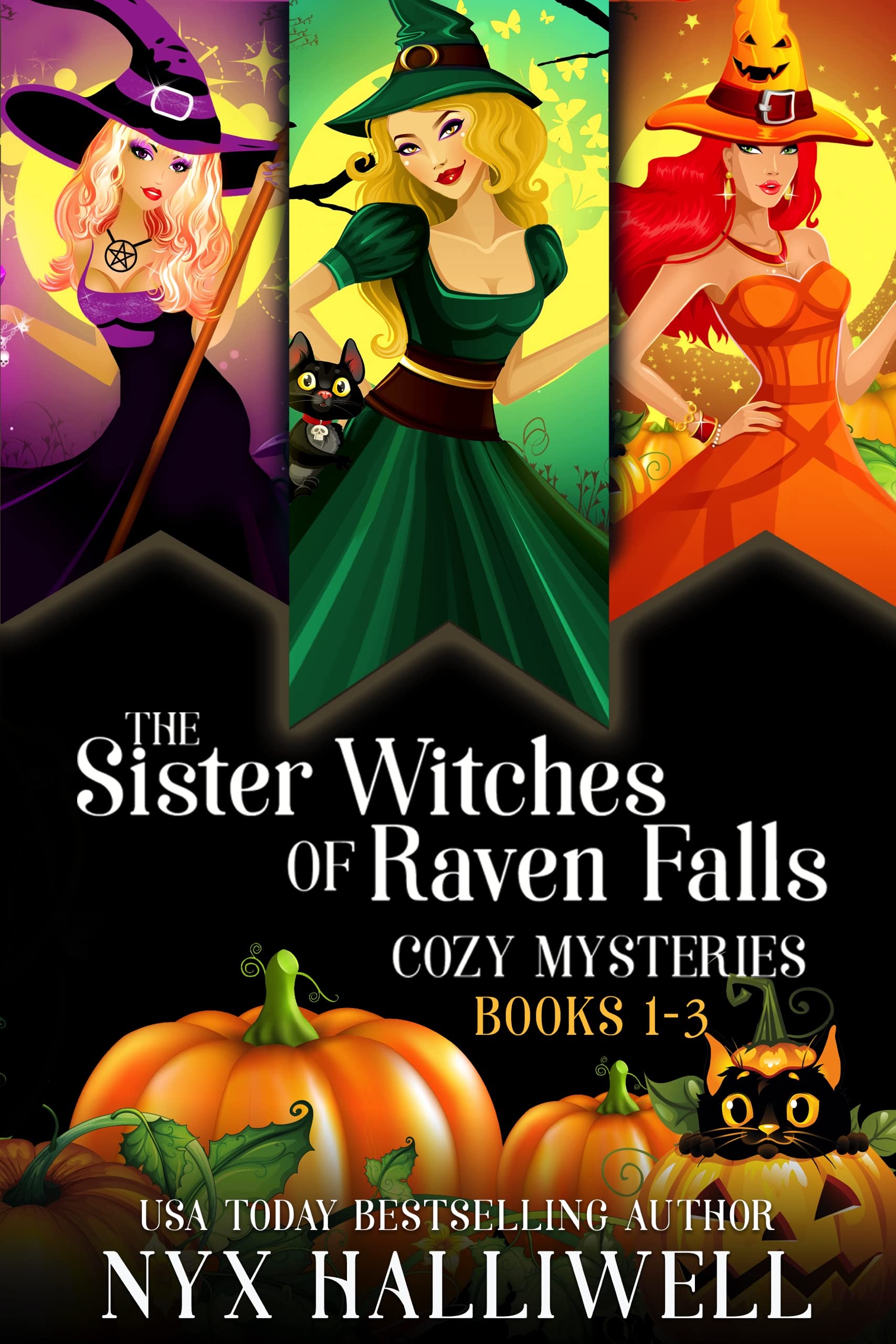 Sister Witches Of Raven Falls Mystery Series, Books 1-3 (Sister Witches of Raven Falls #1-3)