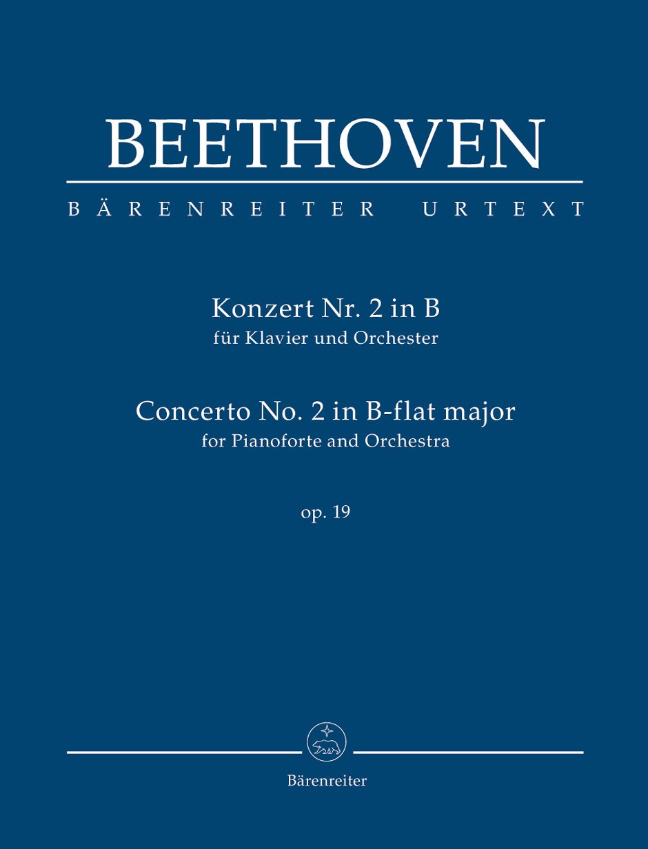Beethoven: Piano Concerto No. 2 in B-flat Major, Op. 19 (Study Score)