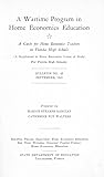 Wartime Program in Home Economics Education