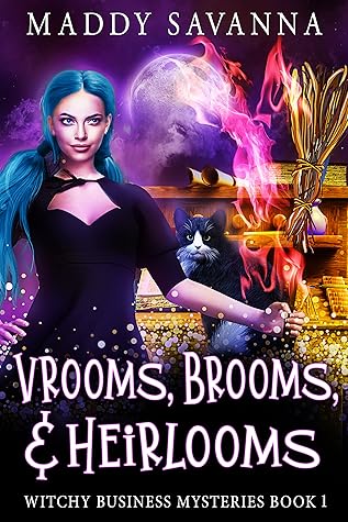 Vrooms, Brooms, & Heirlooms (Witchy Business Mysteries, #1)