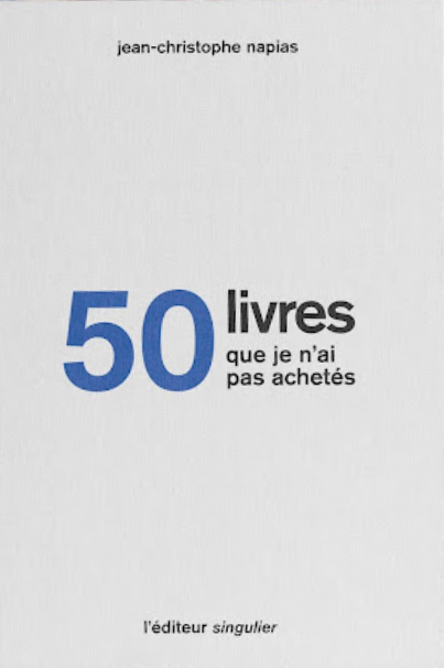 50 livres que je n'ai pas achetés