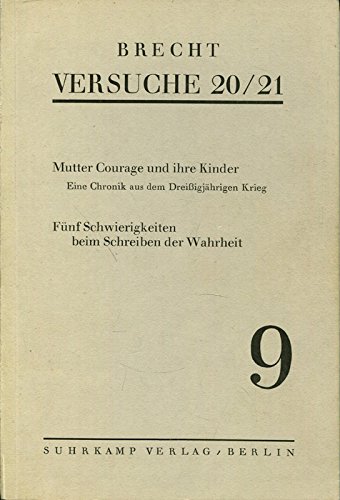 Fünf Schwierigkeiten beim Schreiben der Wahrheit (Paperback)
