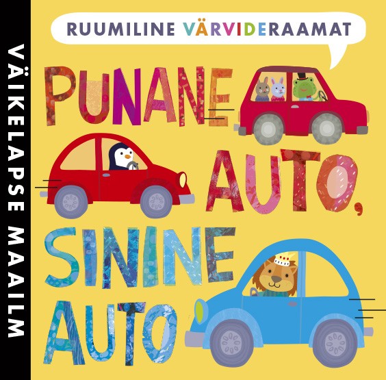 Punane auto, sinine auto (Board book)
