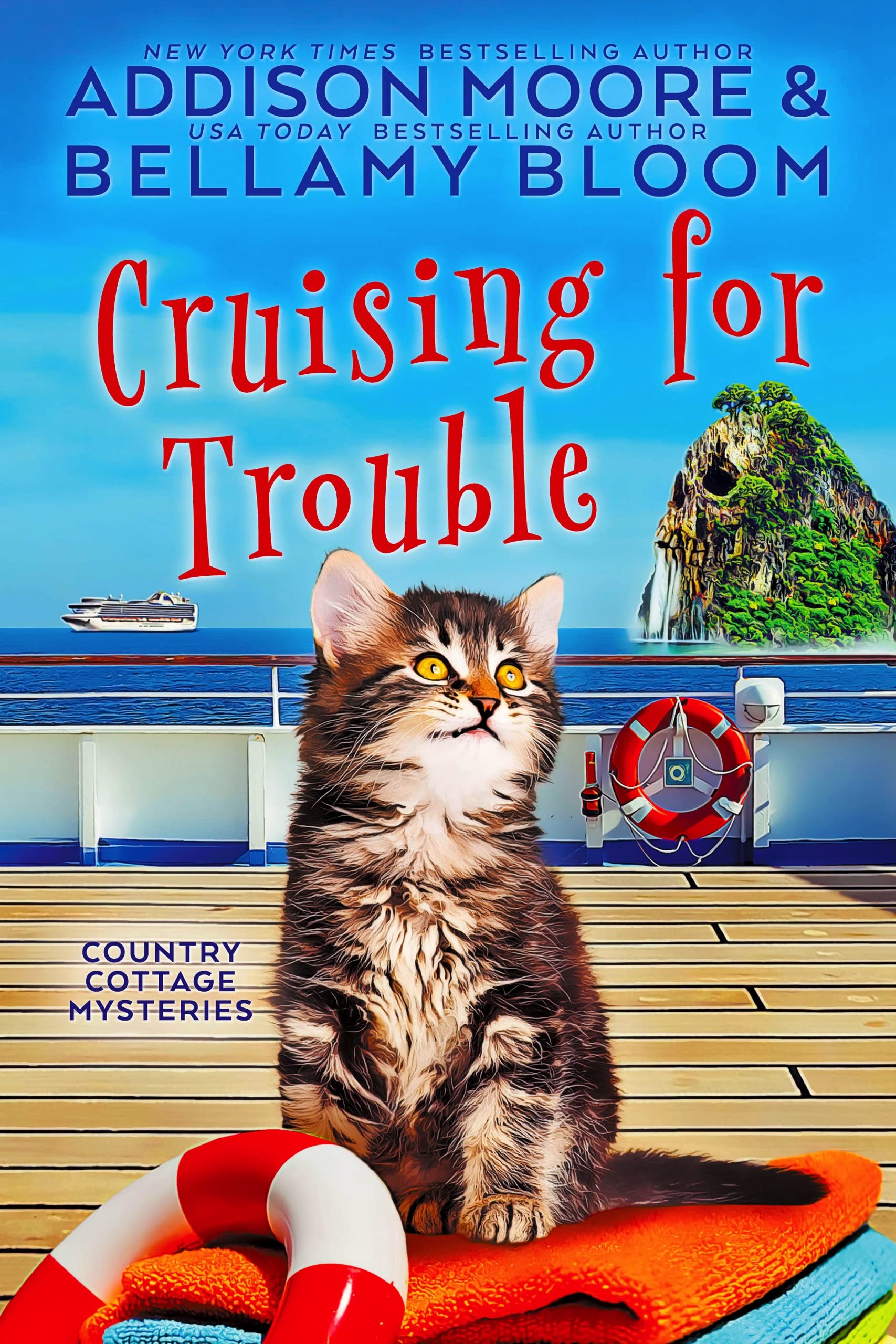 Cruising for Trouble (Country Cottage Mysteries, #23)