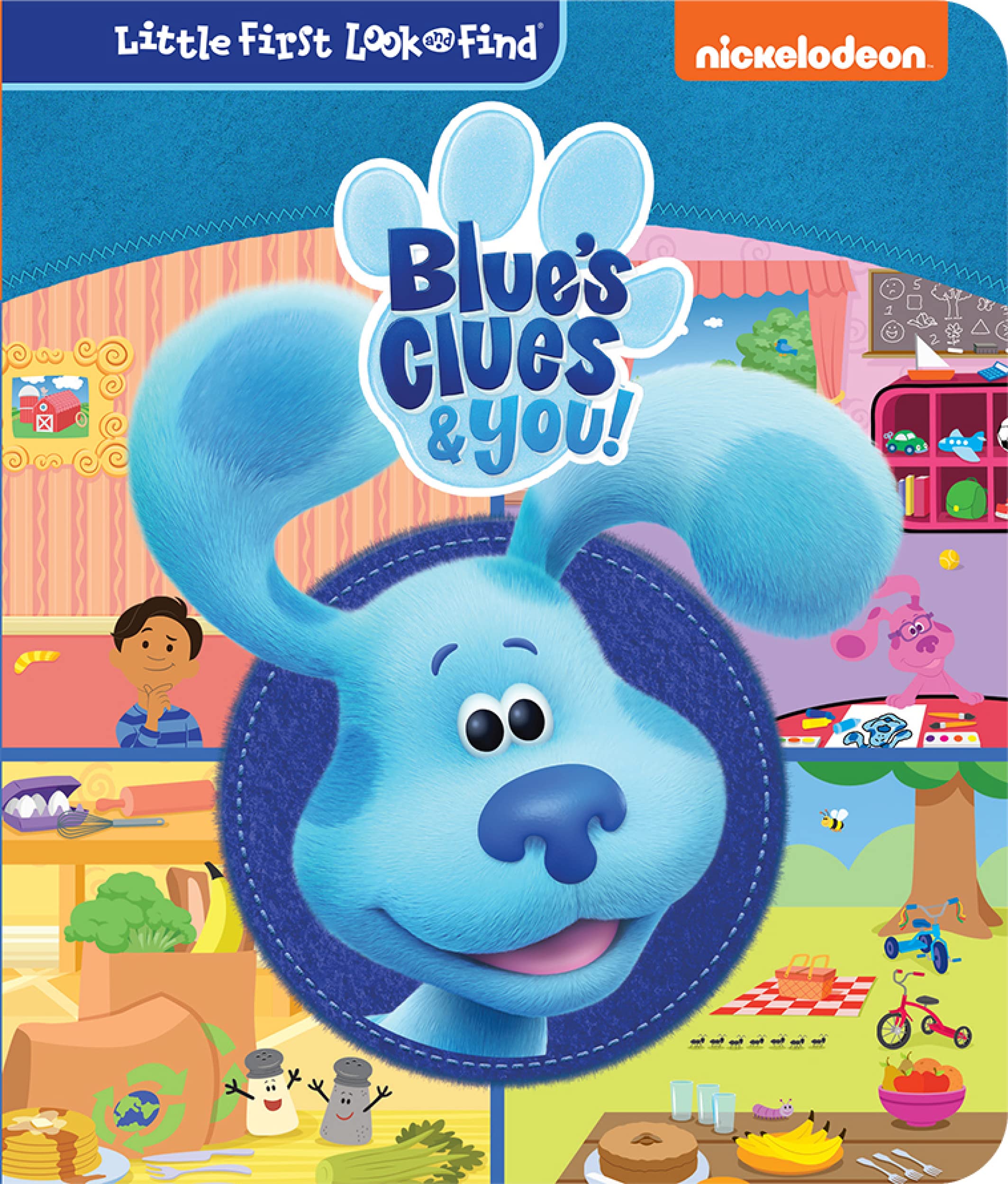 Nickelodeon Blues Clues & You! Little First Look and Find Activity Book PI Kids (Board Book)