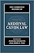 The Cambridge History of Medieval Canon Law