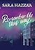 Remember Us This Way by Sara Hazza'a