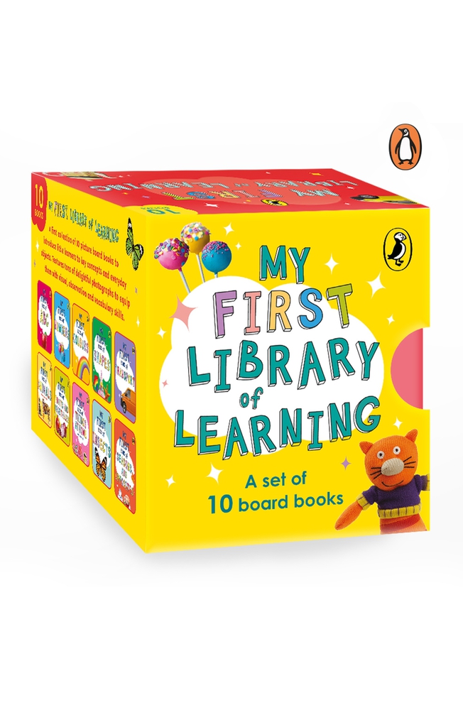 My First Library of Learning: Box set, Complete collection of 10 early learning board books for super kids, 0 to 3 | ABC, Colours, Opposites, Numbers, ... toddler) (My First Book of)