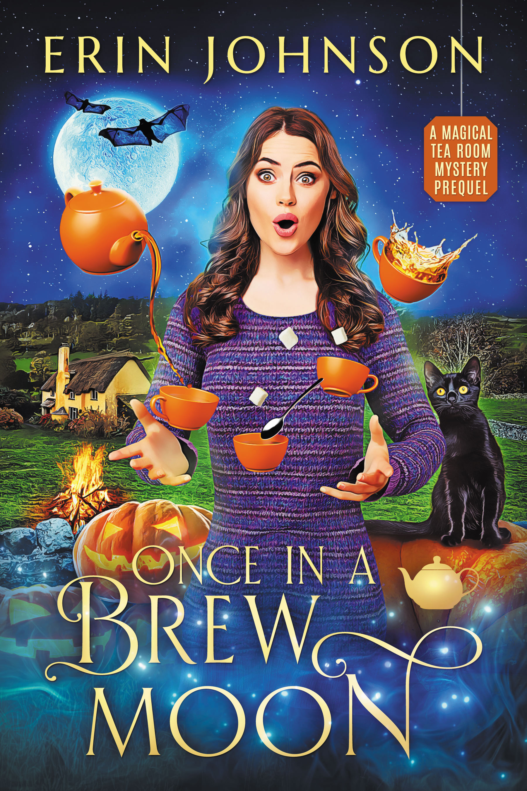 Once in a Brew Moon (Vampire Tea Room Magical Mystery, #0.5)