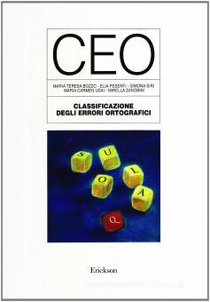 Test CEO. Classificazione degli errori ortografici
