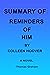 SUMMARY OF REMINDERS OF HIM BY COLLEEN HOOVER: A NOVEL