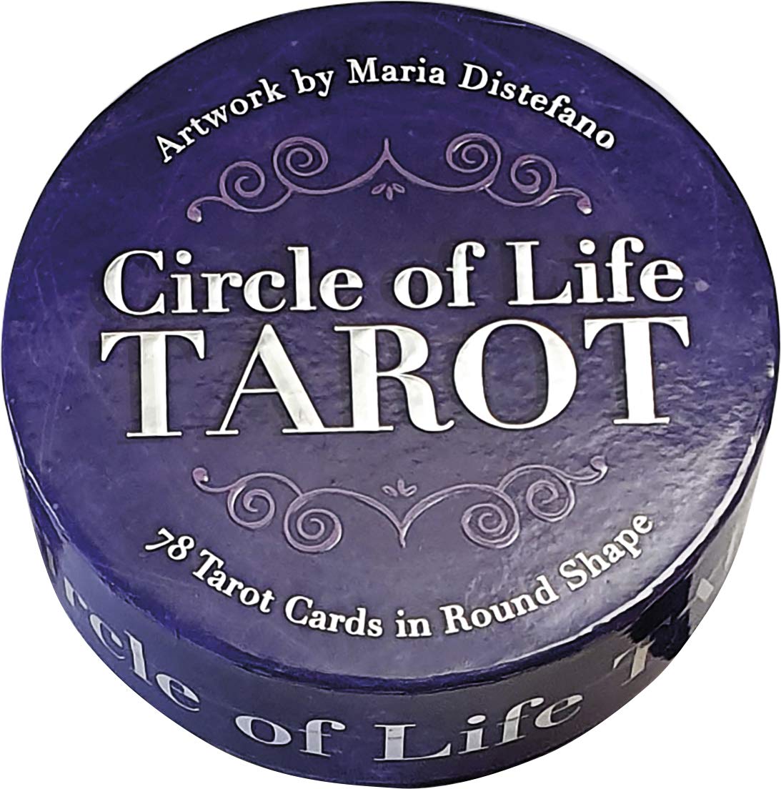 Circle of Life Tarot: 78 Tarot Cards in Round Shape (Paperback)