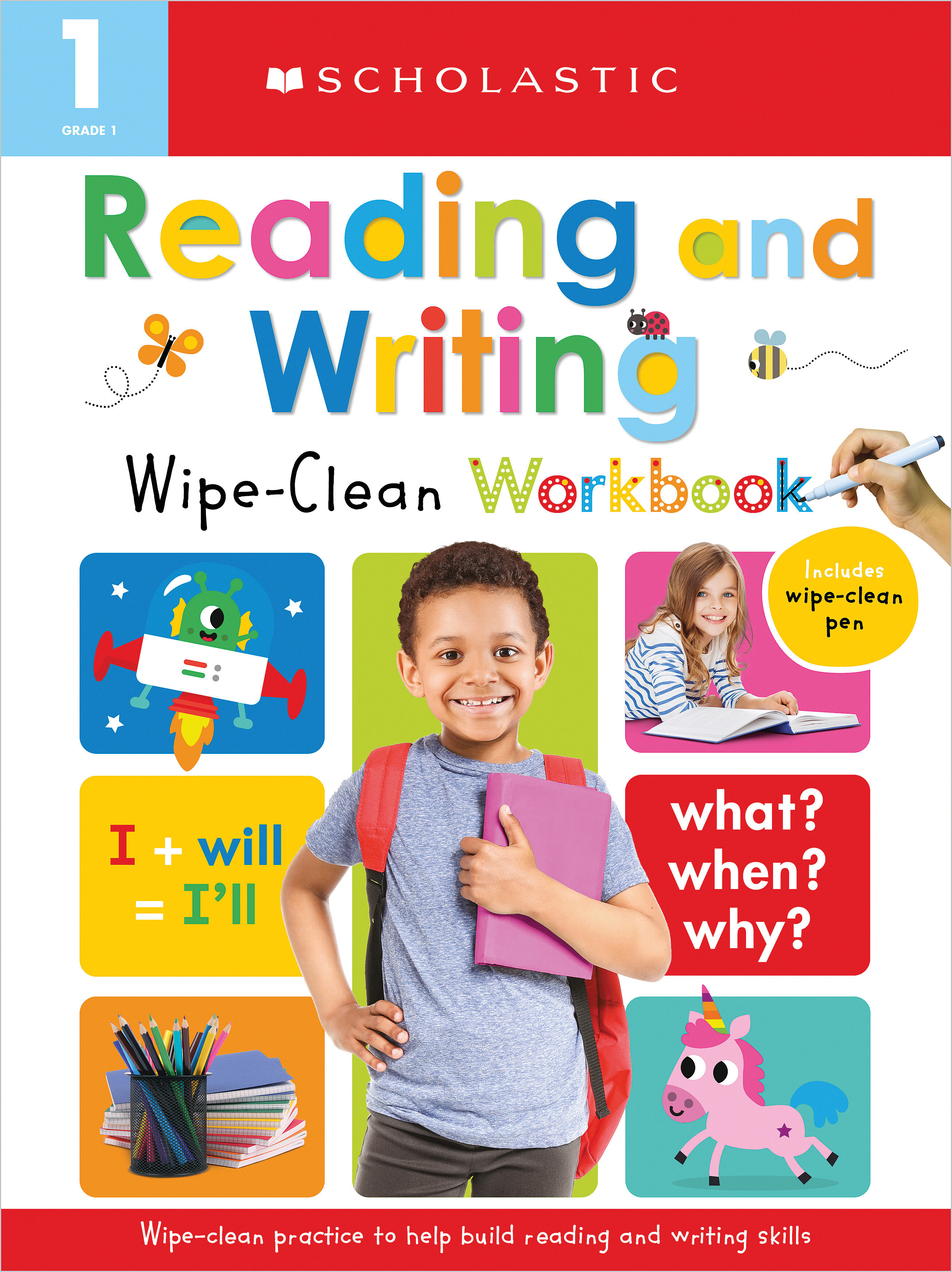 First Grade Reading/Writing Wipe Clean Workbook Scholastic Early