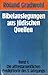 Bibelauslegung aus jüdischen Quellen, Band 1: Die alttestamentlichen Predigttexte des 3. Jahrgangs