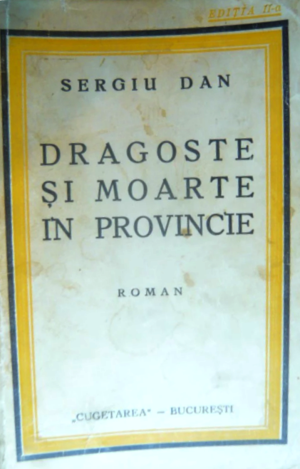 Dragoste si moarte in provincie
