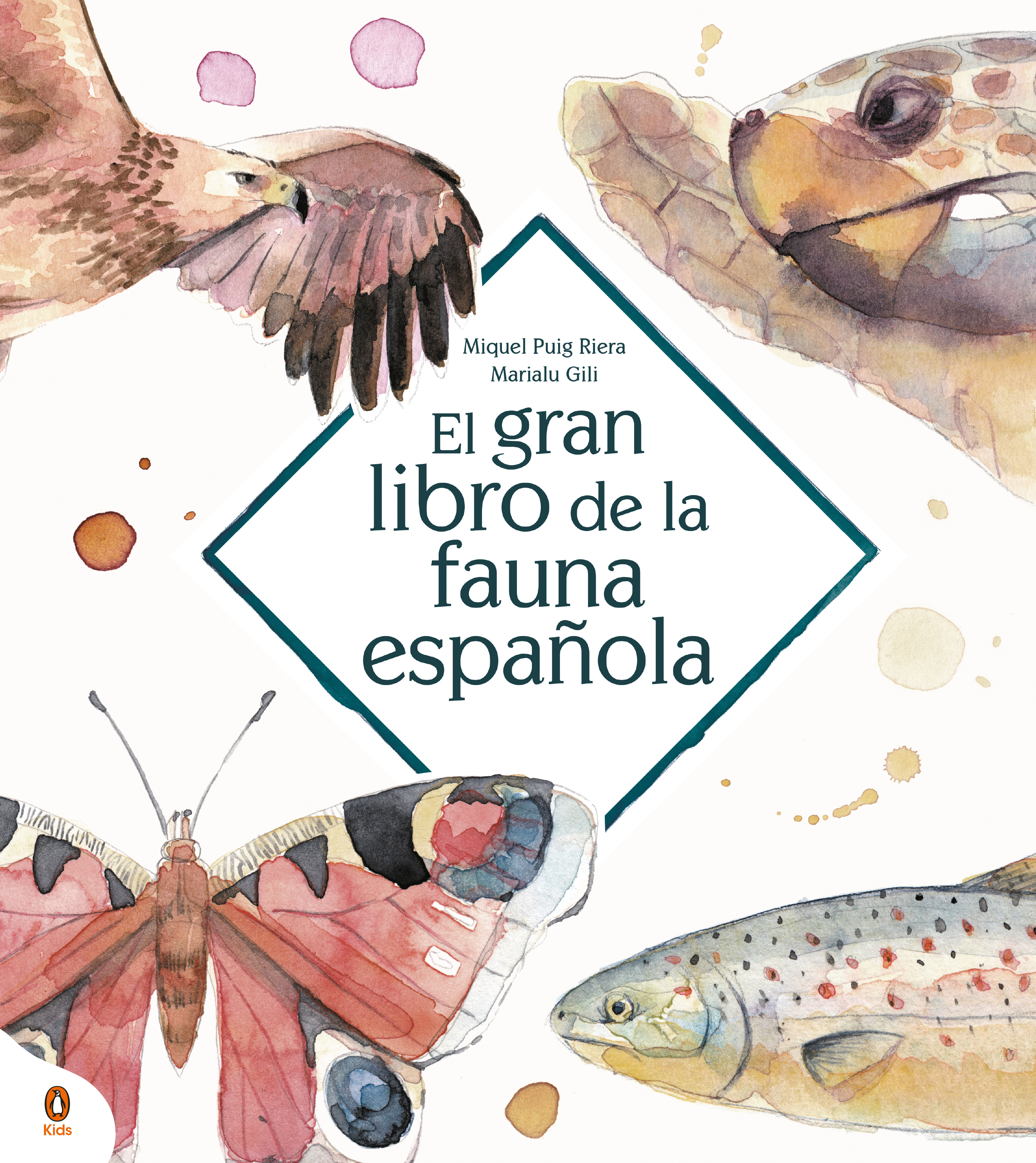 Portada de El gran libro de la fauna española, de Miquel Puig Riera