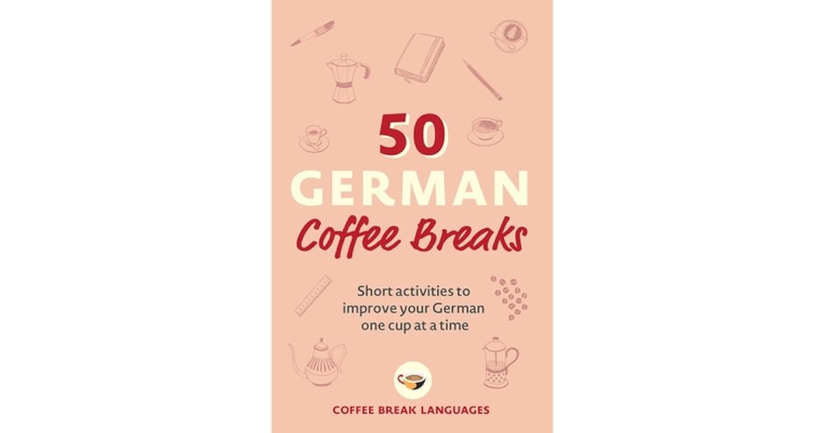 Book giveaway for 50 German Coffee Breaks Short activities to improve