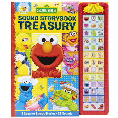 Sesame Street - Elmo, Zoe, Big Bird and more! Sound Storybook Treasury - 39 Button Sound Book - PI Kids (Play-A-Sound)
