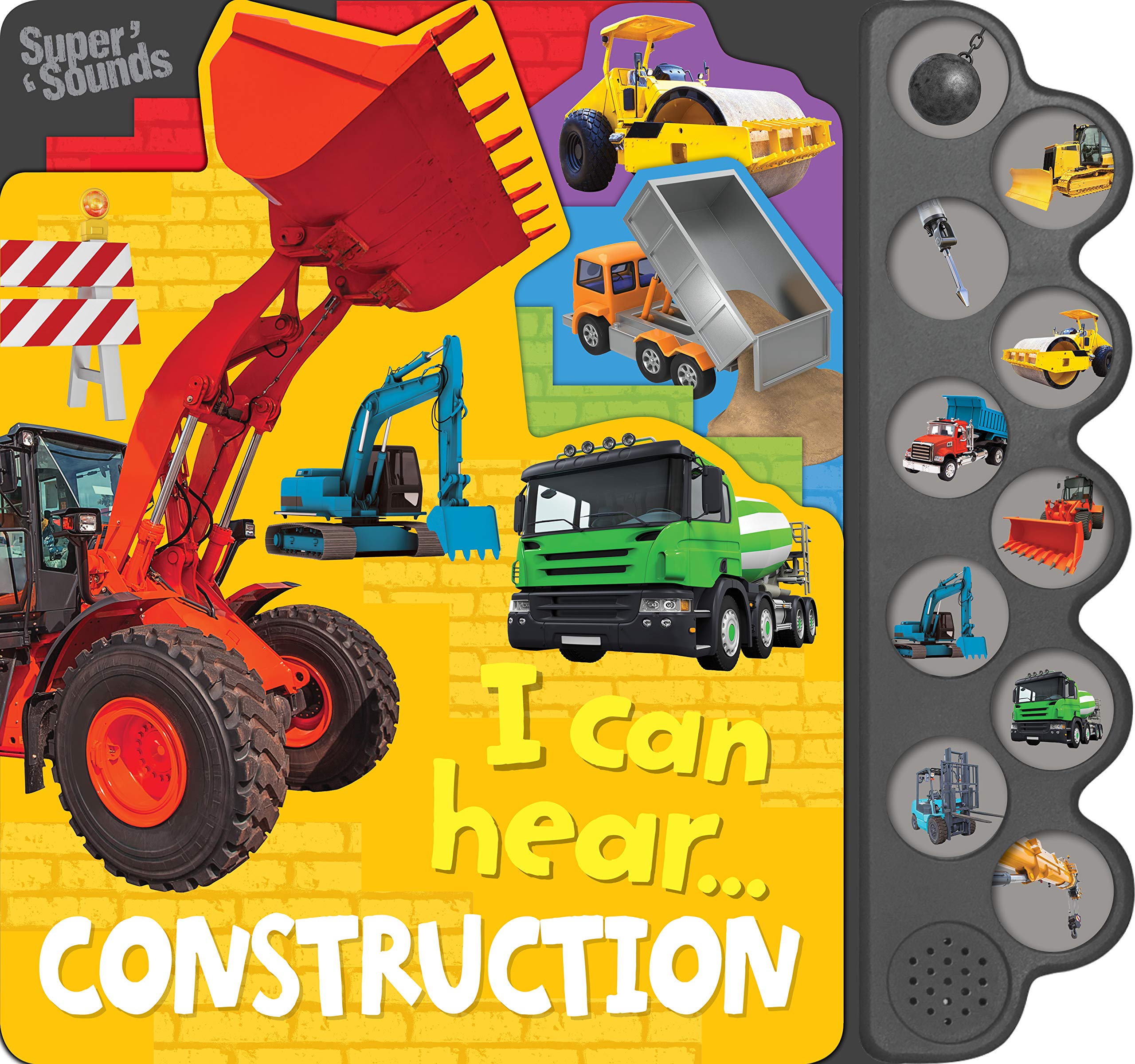 10-Button Super Sound Books - I Can Hear Construction (Board book)