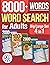8000+ Words Word Search Puz...