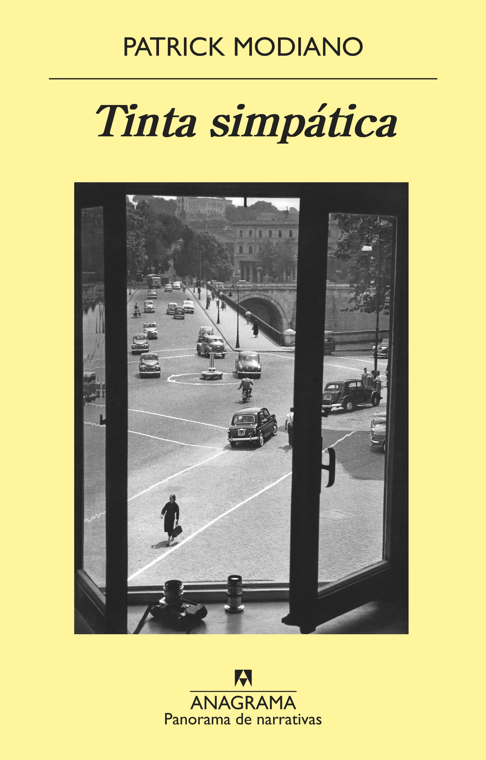 Portada de Tinta simpática, de Patrick Modiano