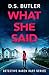 What She Said (Detective Ka...