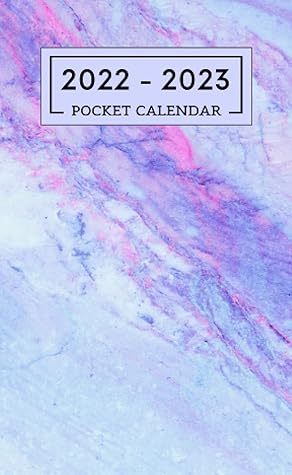 December 2023 Wallpaper Calendar Pocket Calendar 2022-2023: Monthly 2 Year Purse Planner | 24 Months January  2022 - December 2023 | Small Agenda Planner And Schedule Organizer | Marble  Cover By Marit C. Edevane