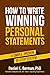 How to Write Winning Person...