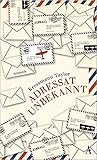 Adressat unbekannt