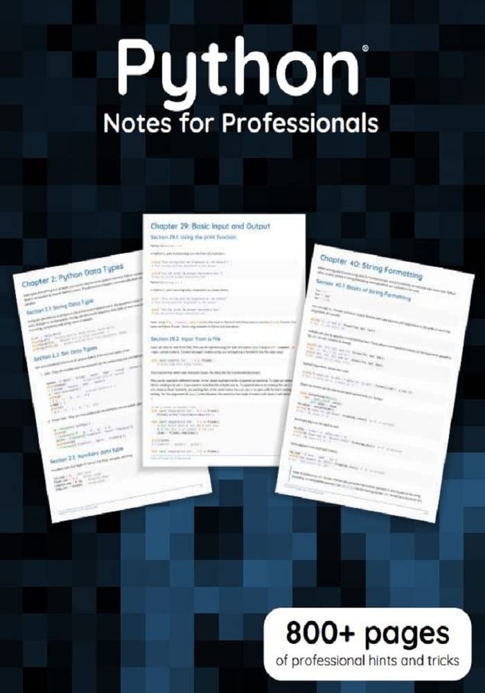 Python: Notes For Professionals (Kindle Edition)