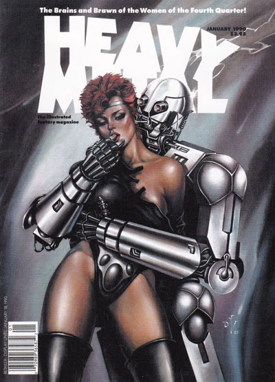 Heavy Metal January 1990 (Paperback)