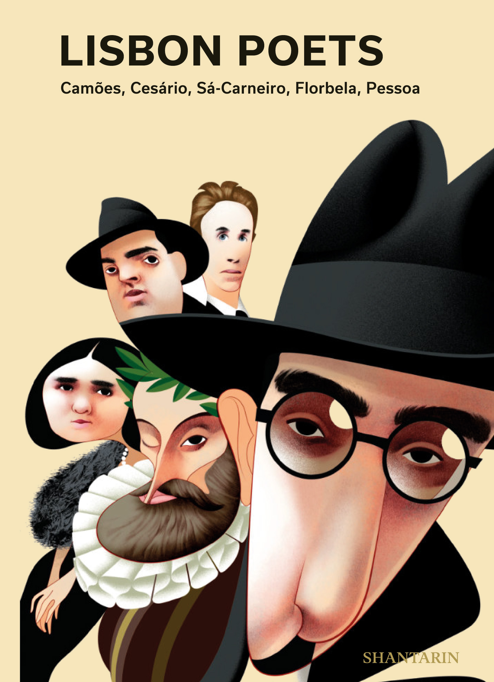 Lisbon Poets. Camões, Cesário, Sá-Carneiro, Florbela, Pessoa