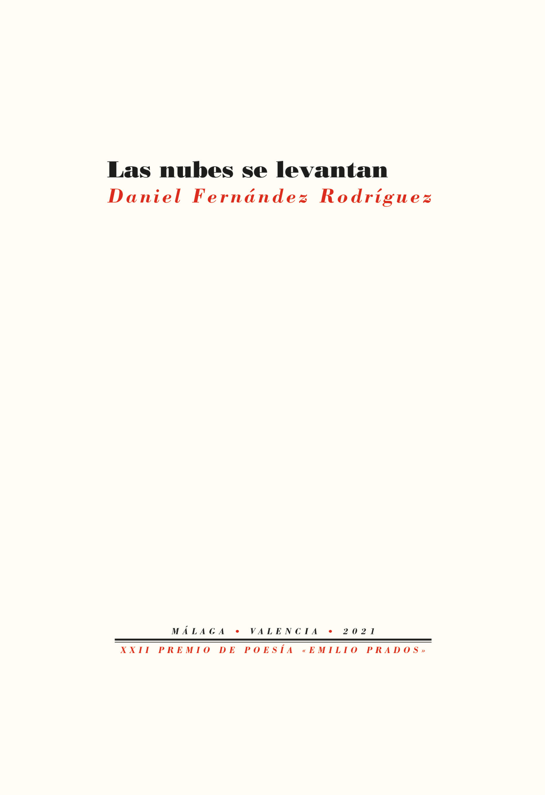 Las nubes se levantan
