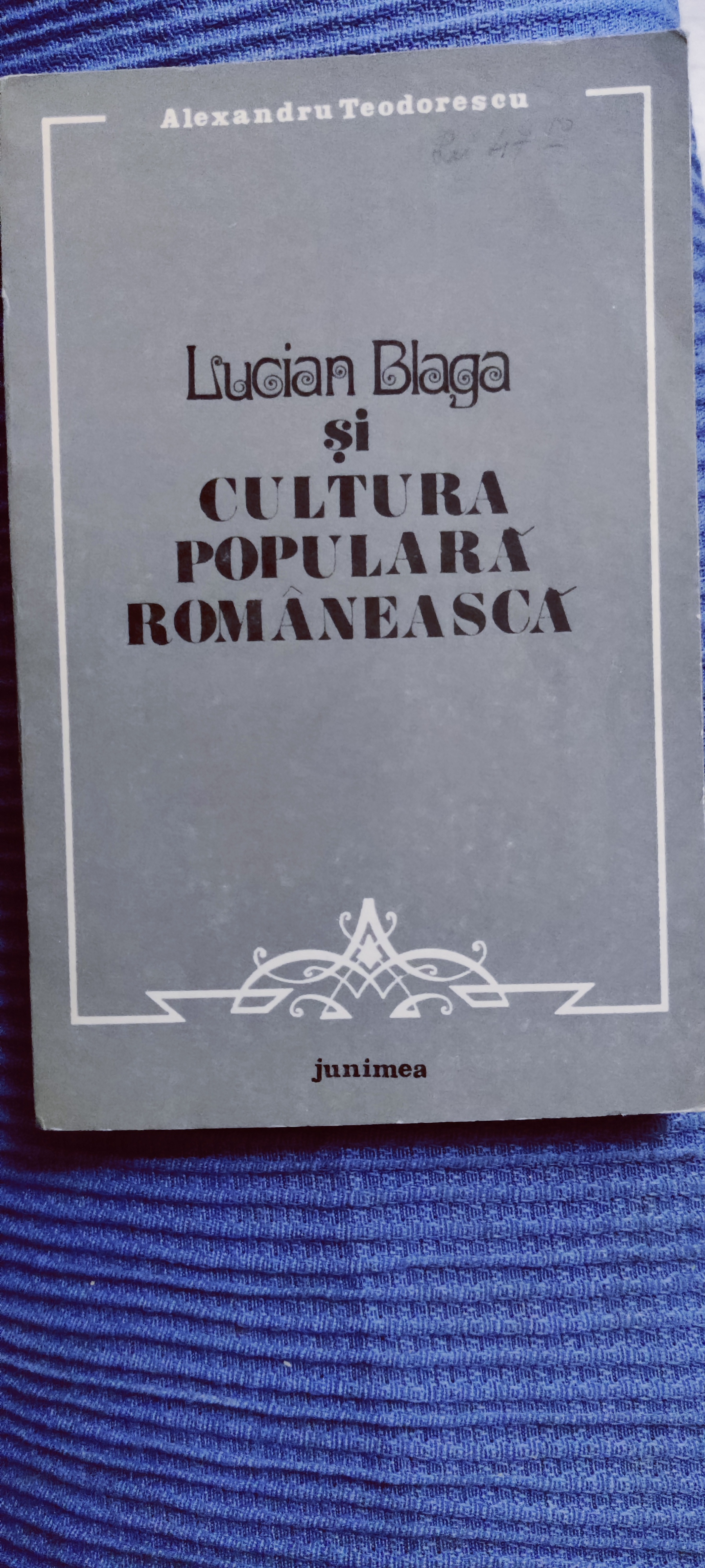 Lucian Blaga si cultura populara romaneasca (Paperback)