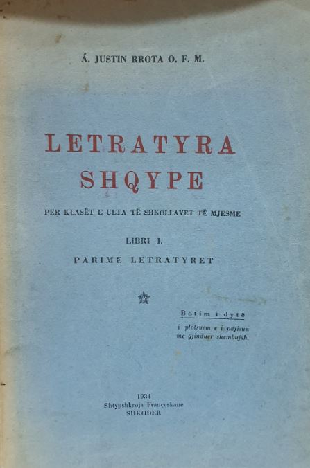 Letratyra shqype : për klasët e ulta të shkollavet të mjesme : parime letratyret