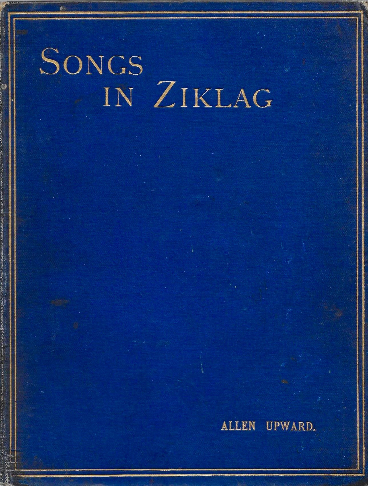 Songs in Ziklag (Hardcover)