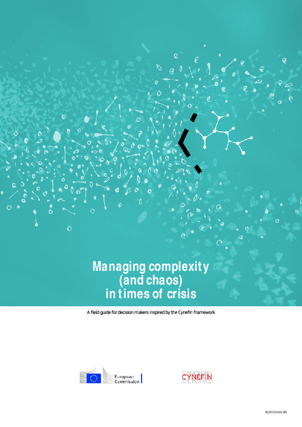 Managing complexity (and chaos) in times of crisis
