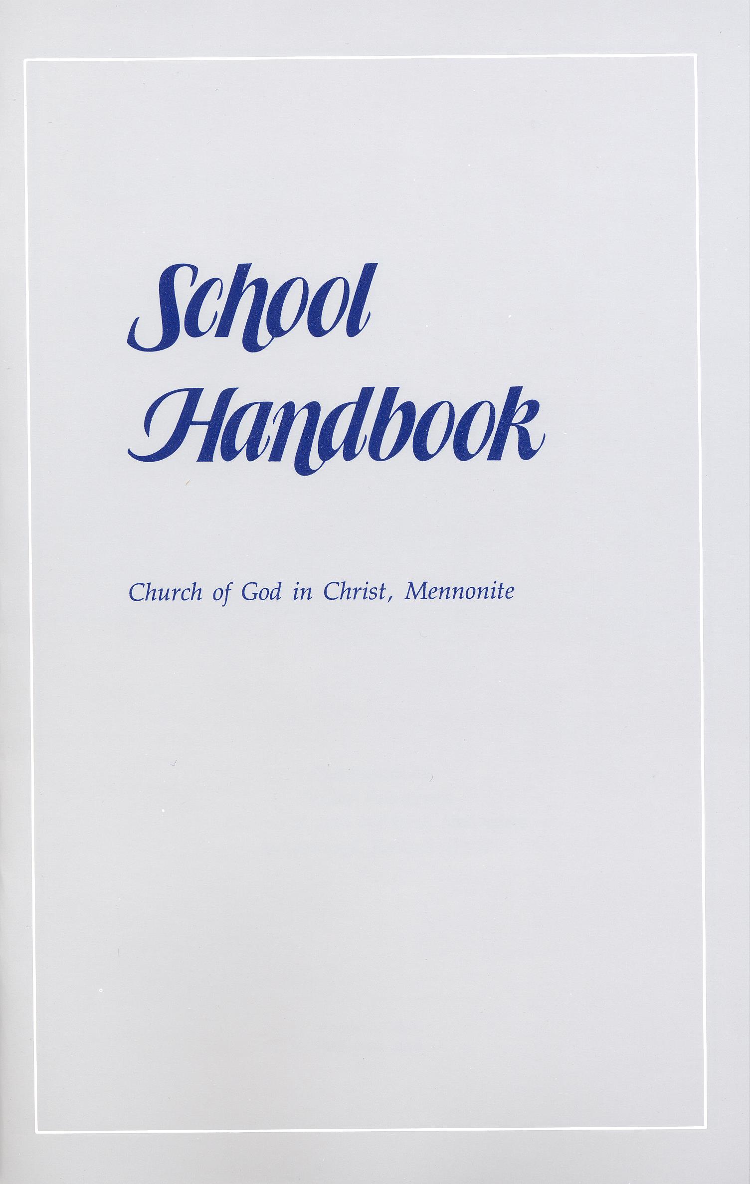 School Handbook