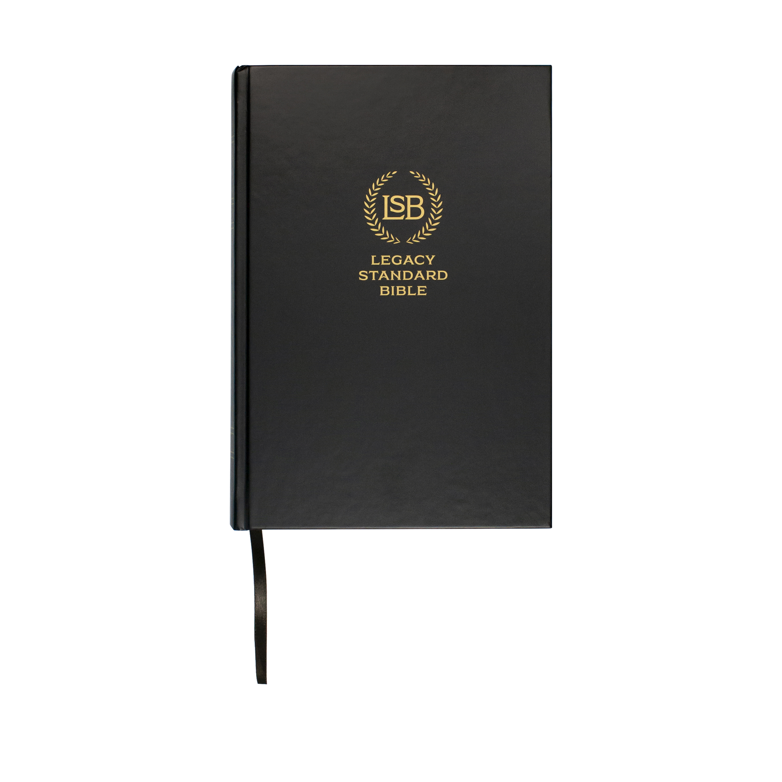 LSB Holy Bible, Large Print, Black Hardcover: Legacy Standard Bible in a Single-Column, Wide-Margin, Lay-Flat, Red Letter Format with Ribbon Marker and 40 GSM Paper