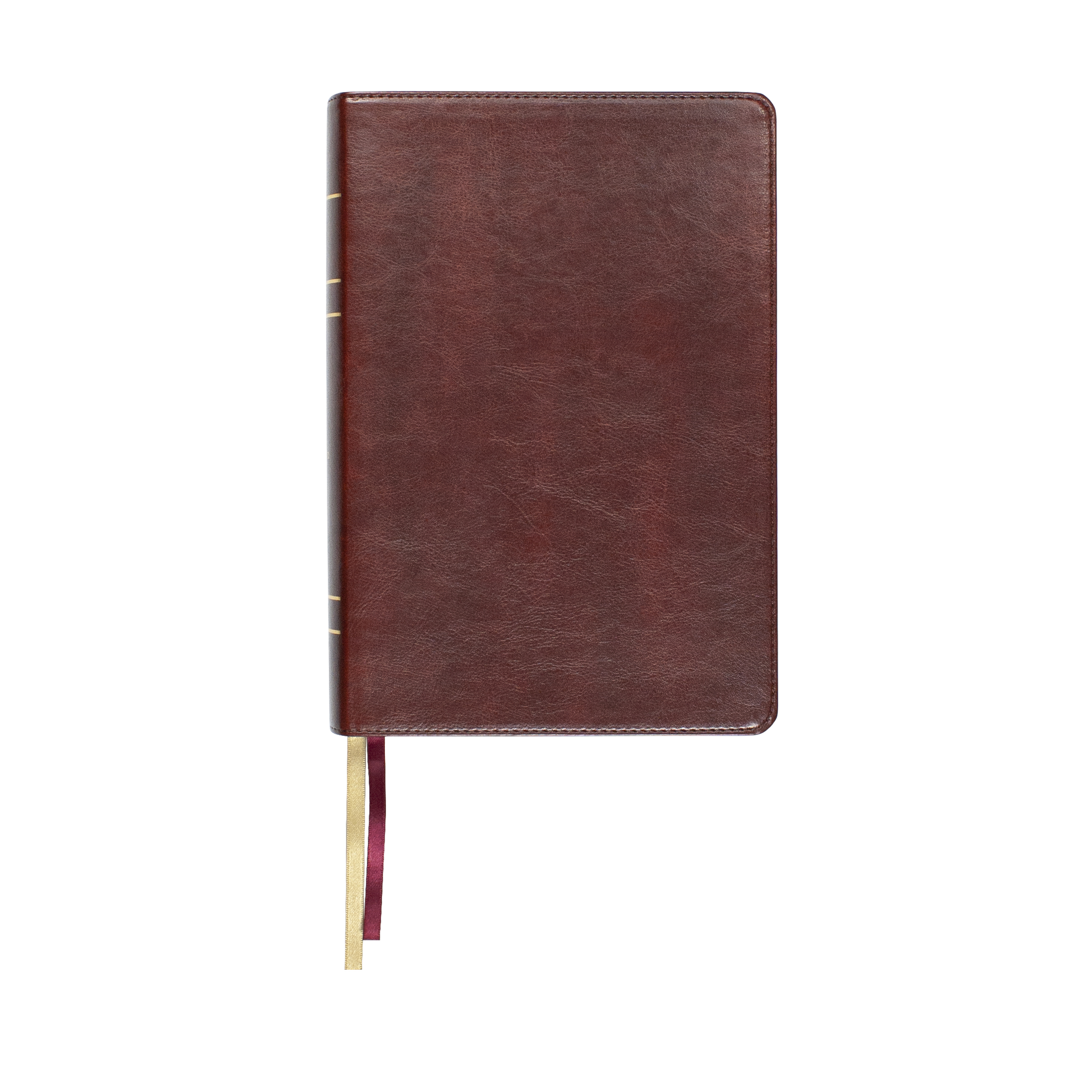 LSB Holy Bible, Large Print, Reddish-Brown Imitation Leather: Legacy Standard Bible in a Single-Column, Wide-Margin, Lay-Flat, Red Letter with 2 Ribbon Markers, 40 GSM Paper & Gold Gilded Pages