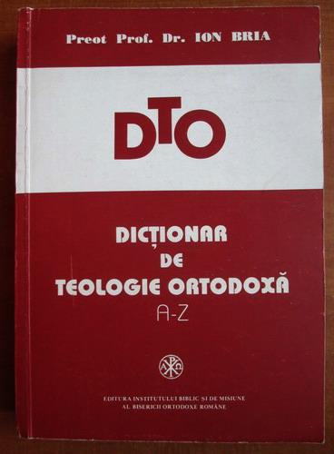 Dicționar de Teologie Ortodoxă A-Z (Paperback)