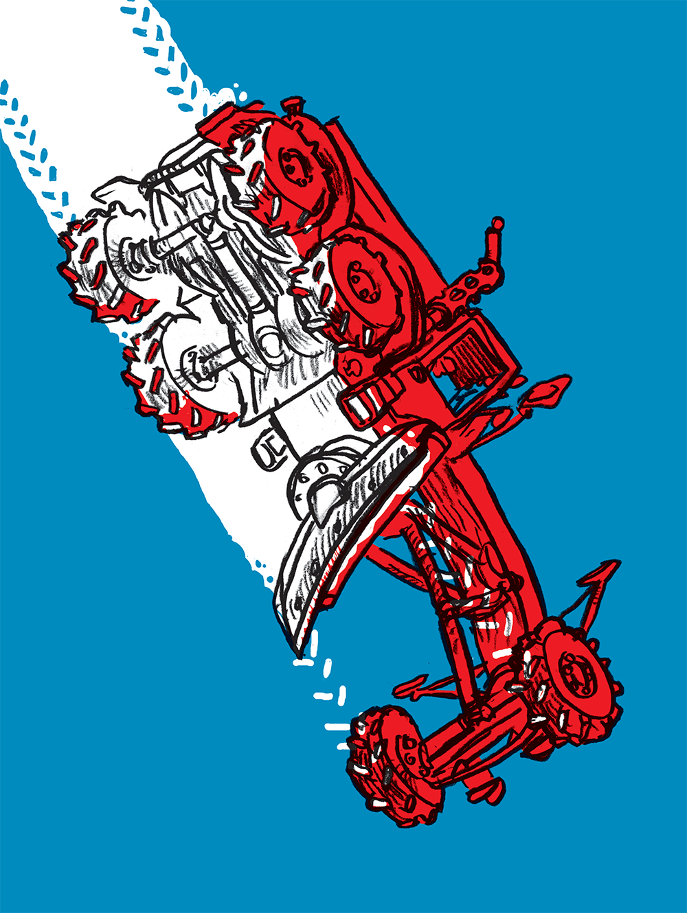 Trois dessins qui me sont arrivés (Paperback)