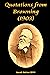 Quotations from Browning (1...